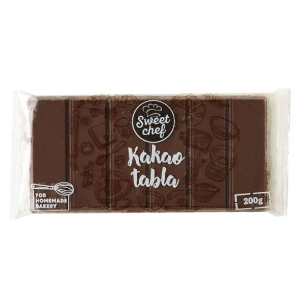 Kakao tabla SWEET CHEF crna 200g 