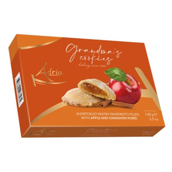 Keks ADRIA jabuka i cimet 140g