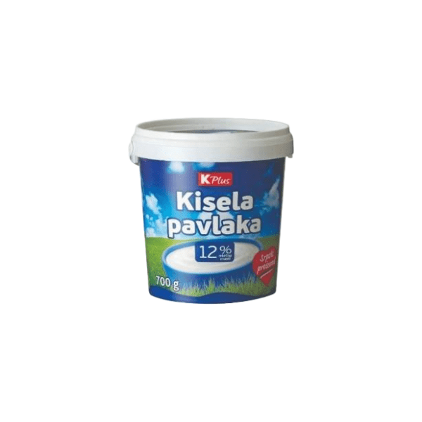 Kisela pavlaka K PLUS 12%mm 700g