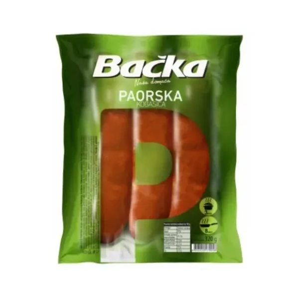 Kobasica BAČKA paorska grill 320g