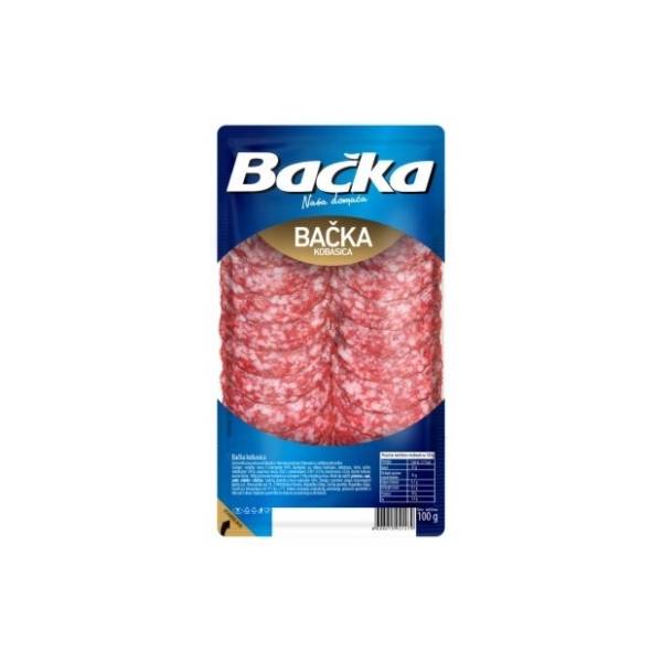 Kobasica BAČKA slajs 100g