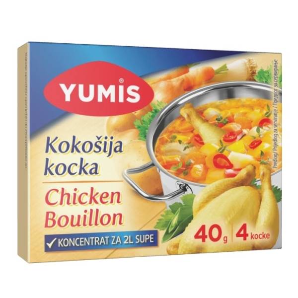 Kocka za supu YUMIS kokošija 4x10g