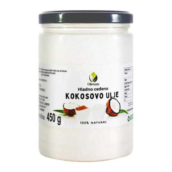 Kokosovo ulje OLEUM hladno ceđeno 450g