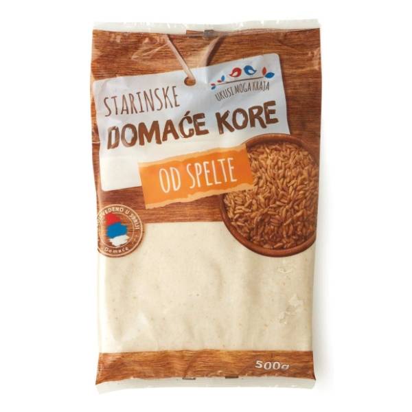 Kore domaće od spelte UKUSI MOGA KRAJA 500g