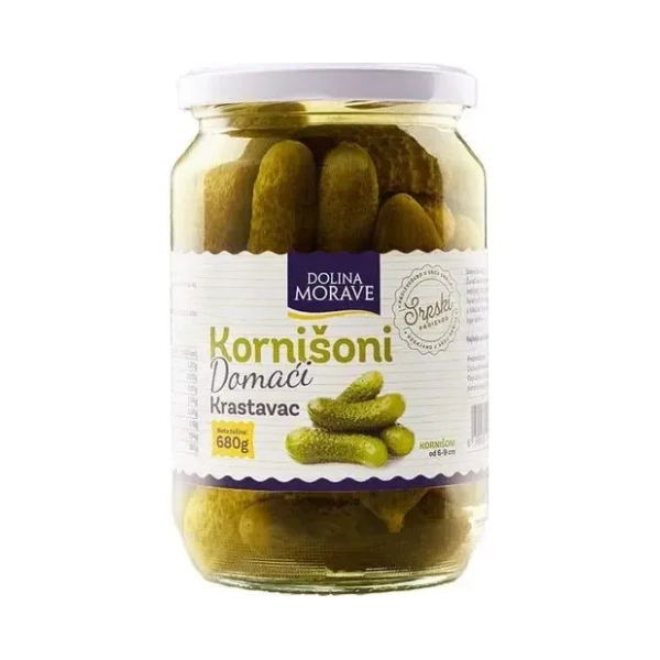 Kornišoni DOLINA MORAVE 680g