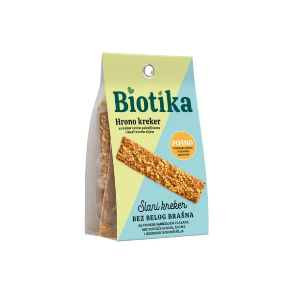 Krekeri BIOTIKA integralni sa maslinovim uljem 100g