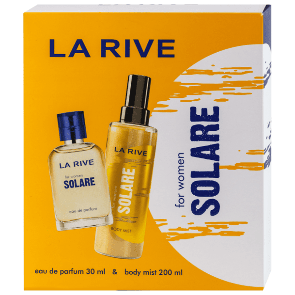LA RIVE set Solare (parfemska voda i svetlucavi sprej za telo)