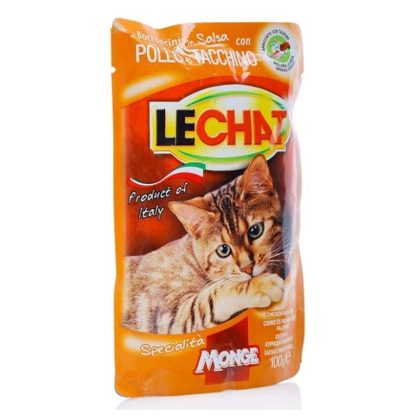 LECHAT hrana za mačke piletina i ćuretina u sosu 100g