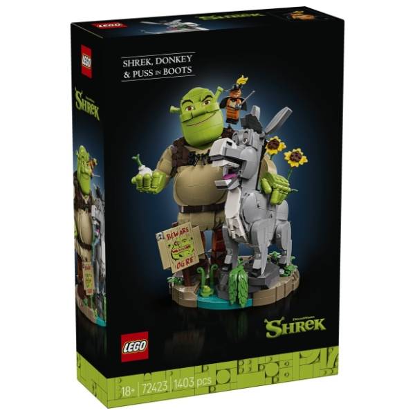 LEGO Shrek Šrek, Magare i Mačak u čizmama 72423