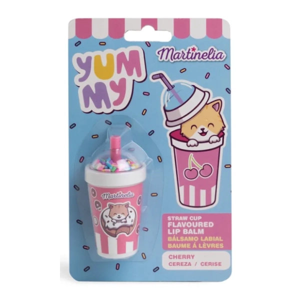 MARTINELIA Yummy straw cup balzam za usne 7g
