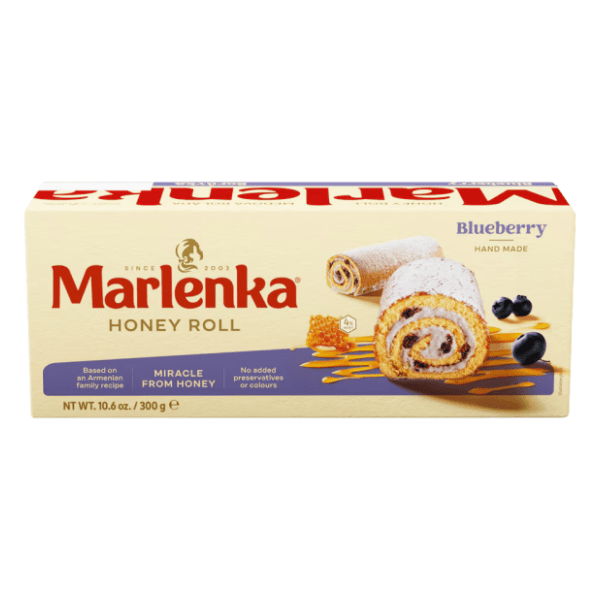 Medeni rolat MARLENKA borovnice 300g