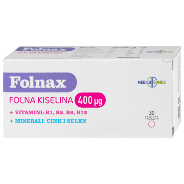 MEDICO DOMUS Folnax folna kiselina 30kom