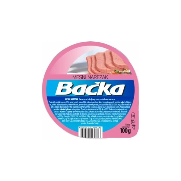 Mesni narezak BAČKA 100g