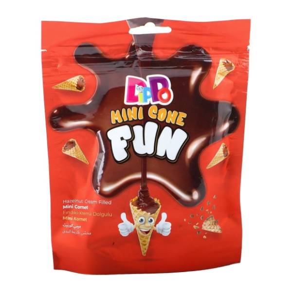 Mini kornet DIPPO lešnik 70g