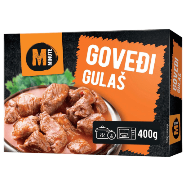 MINUTE Goveđi gulaš 400g