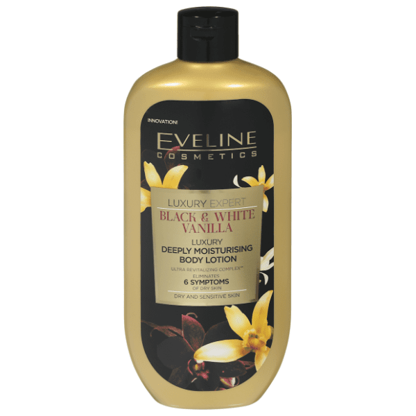 Mleko za telo EVELINE Luxury black & white vanilla 350ml