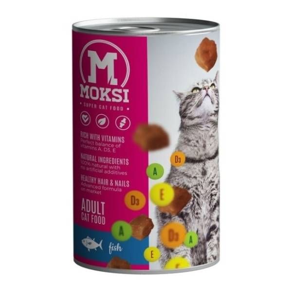 MOKSI hrana za mačke tuna 415g