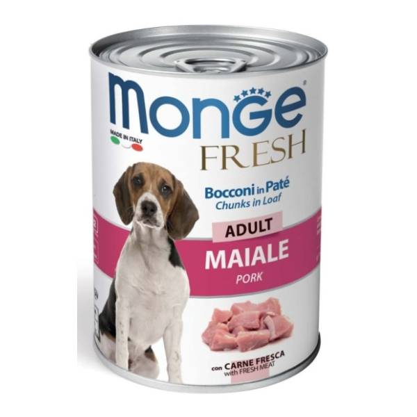 MONGE Fresh adult hrana za pse svinjetina 400g