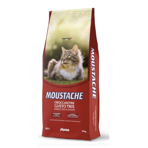 MONGE Moustache adult hrana za mačke piletina 20kg
