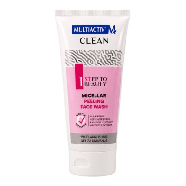 MULTIACTIV micelarni piling gel za umivanje clean 150ml