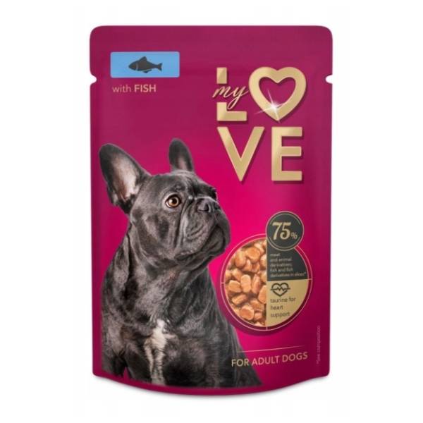 MY LOVE hrana za pse riba 100g