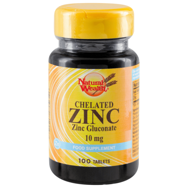 NATURAL WEALTH Helirani cink 10mg tablete 100kom