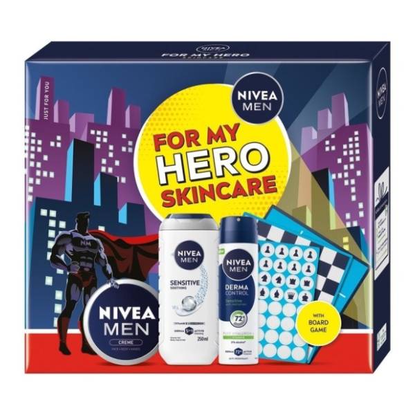 NIVEA Men set Xmas 2026 for my hero box (kupka, dezodorans i krema)