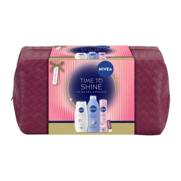 NIVEA set Xmas 2026 time to shine (kupka, dezodorans, labelo, mleko za telo)