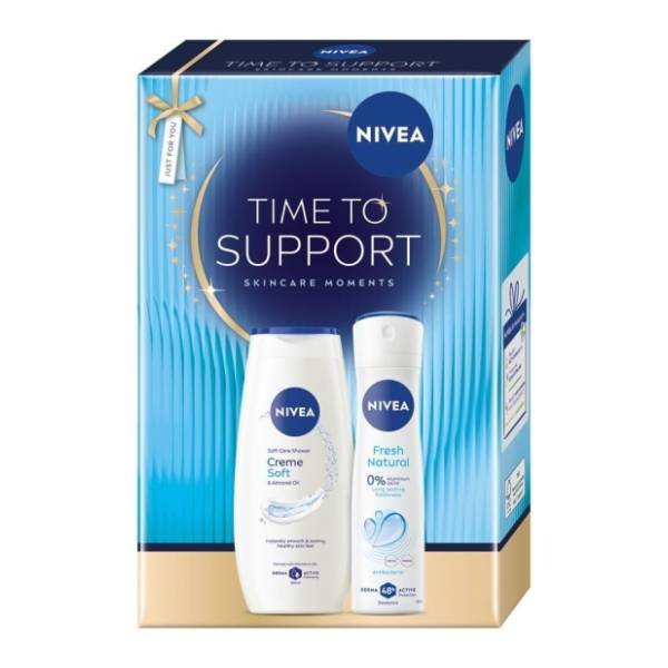 NIVEA set Xmas 2026 time to support (gel za tuširanje i dezodorans)