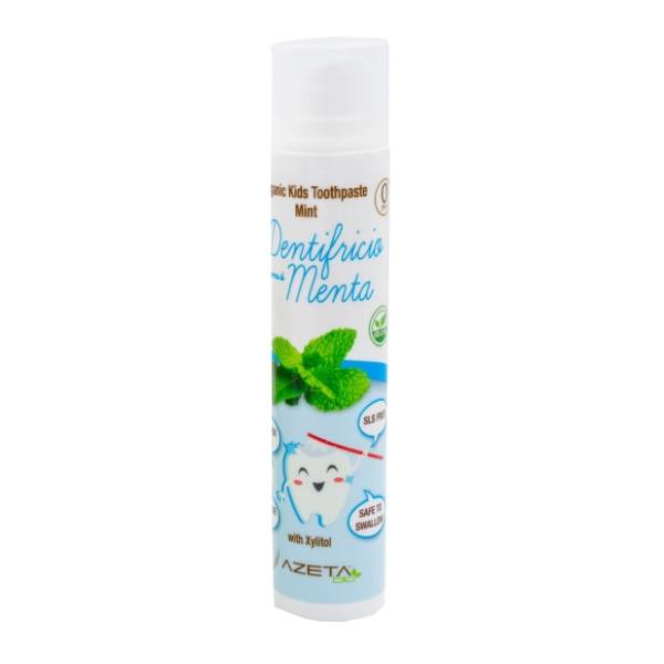 Organska pasta AZETA BIO menta 0m+ 50ml