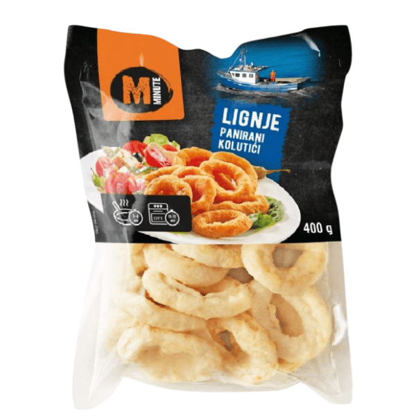 Panirani kolutići lignje MINUTE 400g