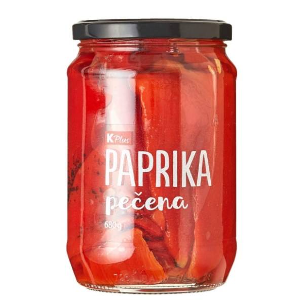 Paprika K PLUS pečena 680g