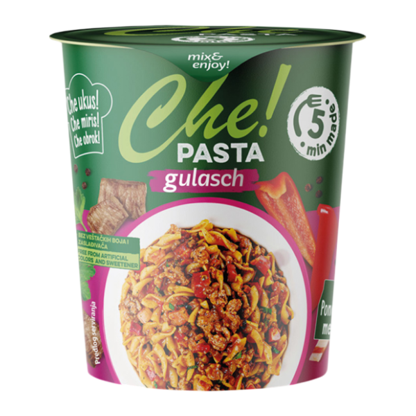 Pasta cup CHE PASTA gulaš 57g