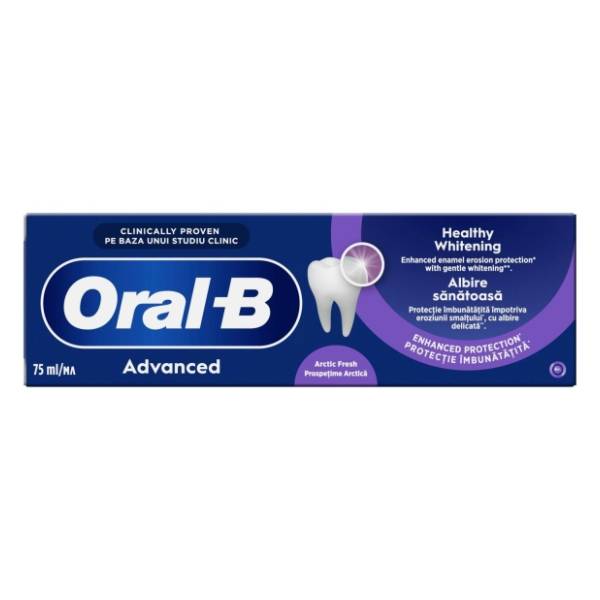 Pasta za zube ORAL B advanced healthy whitening 75ml