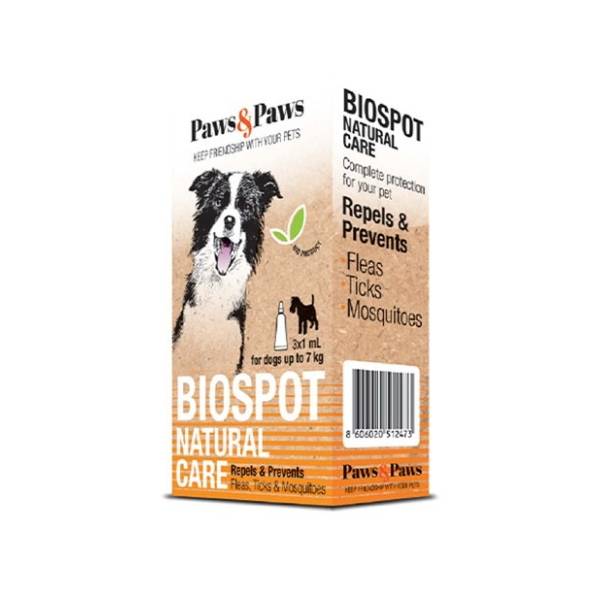 PAWS&PAWS Biospot ampula protiv parazita za pse preko 20kg 3x4ml