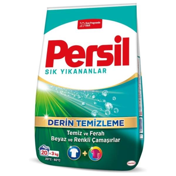 PERSIL deterdžent za beli i obojeni veš 20 pranja (3kg)