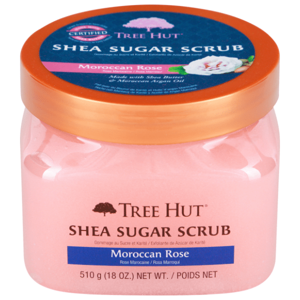 Piling za telo TREE HUT Moroccan rose 510g
