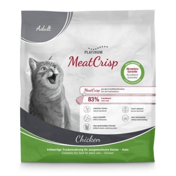 PLATINUM Meat Crisp adult hrana za mačke piletina 400g