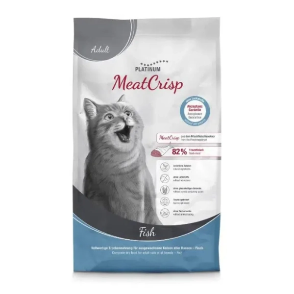 PLATINUM Meat Crisp adult hrana za mačke riba 1,5kg