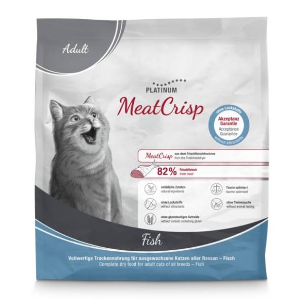 PLATINUM Meat Crisp adult hrana za mačke riba 400g