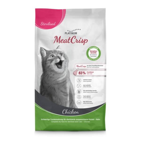 PLATINUM Meat Crisp sterilised hrana za mačke piletina 1,5kg