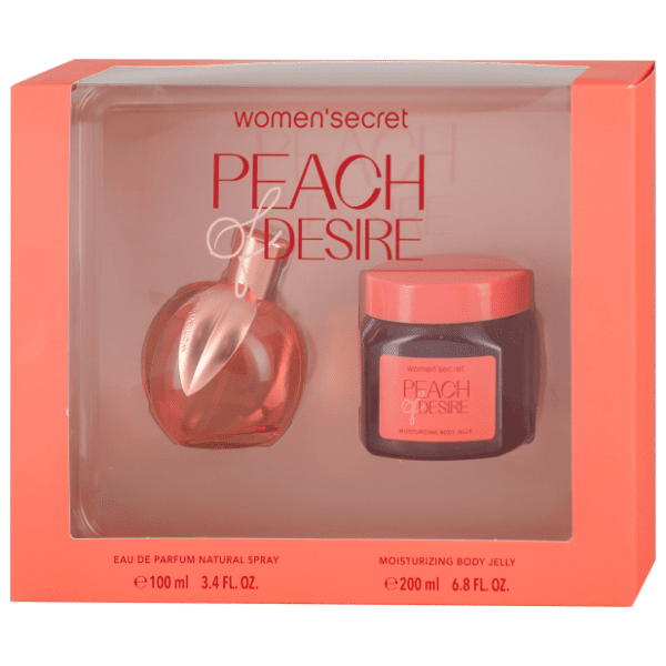 Poklon set WOMEN SECRET Peach of desire (parfem 100ml i hidratantni žele za telo 200ml)
