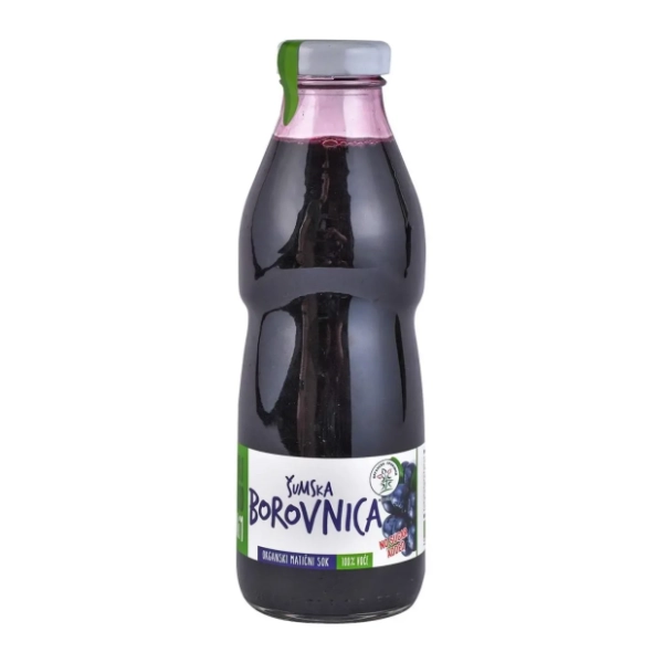 Matični sok PRIRODNO1 borovnica organski 500ml