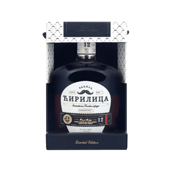 Rakija ĆIRILICA šljivovica 12 yo 0,7l