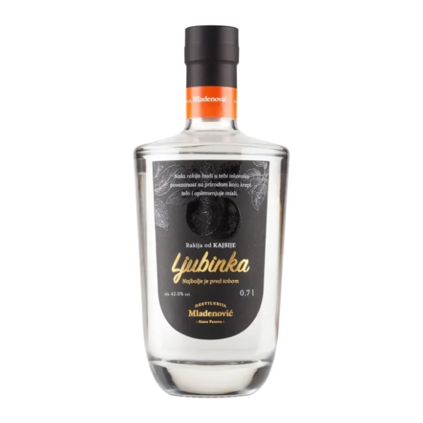 Rakija DESTILERIJA MLADENOVIĆ Ljubinka kajsija 0,7l