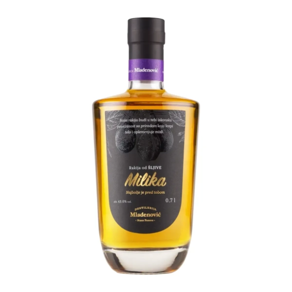 Rakija DESTILERIJA MLADENOVIĆ Milika šljiva 0,7l