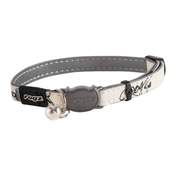 ROGZ Glow cat black jumping ogrlica koja svetli u mraku