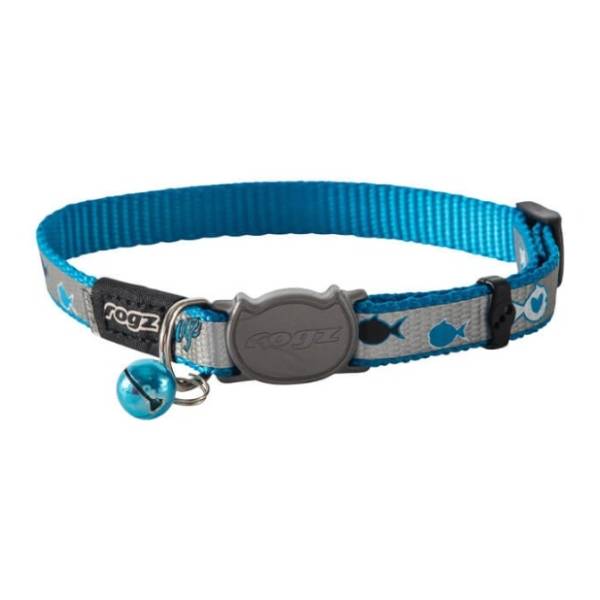 ROGZ ReflectoCat collar ogrlica za mačke 20-31cm plava