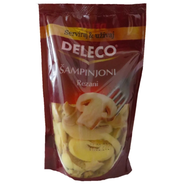 Šampinjoni DELECO rezani 150g