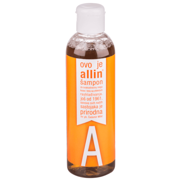 Šampon ALLIN za negu kose i tela sa efektom rashlađivanja 200ml